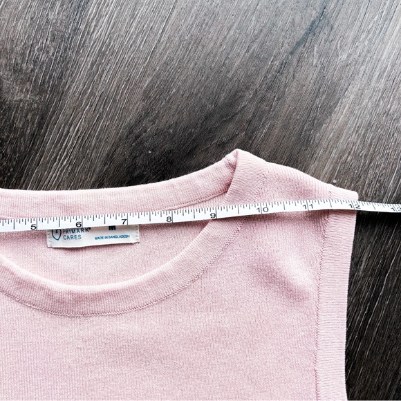 Primark light pink knit sweater vest top - Picture 7 of 9